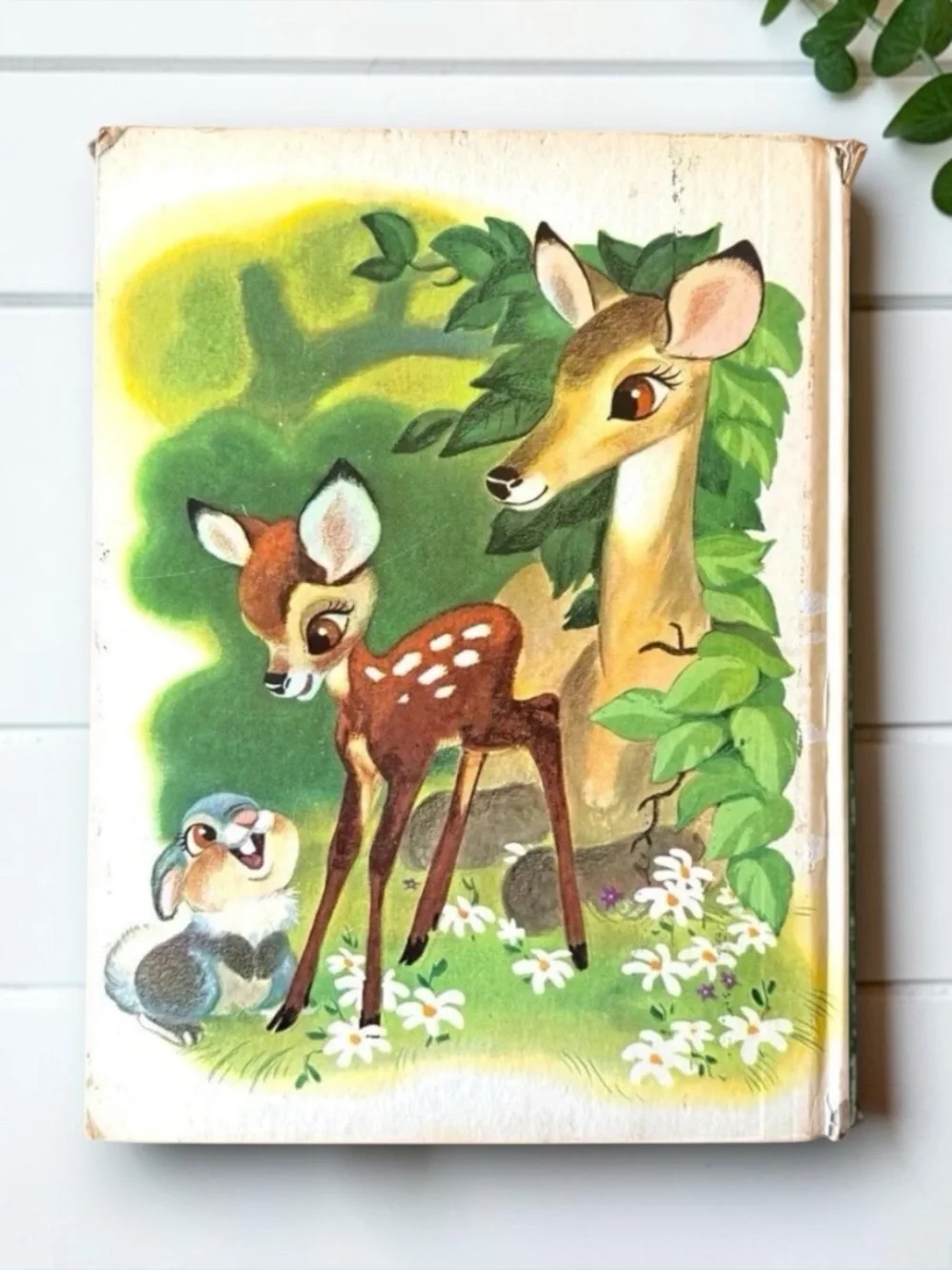Vintage 1968 Walt Disney’s Bambi Big Golden Book Hardcover – Golden Press